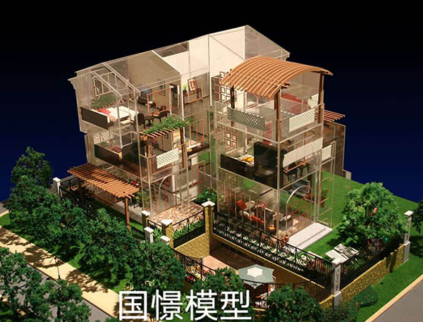 定洁县建筑模型