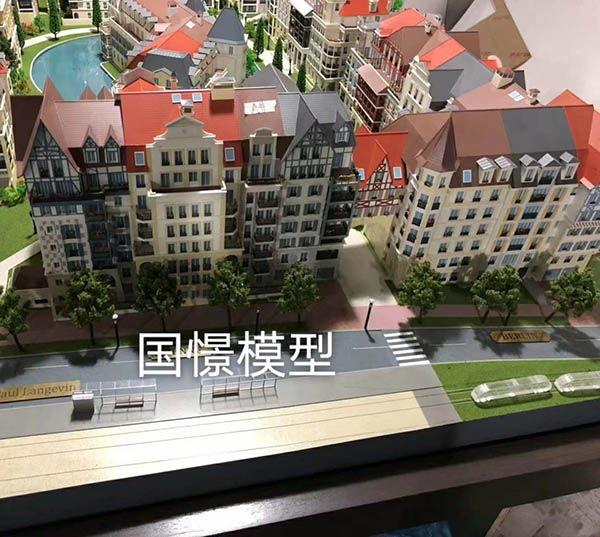 定洁县建筑模型