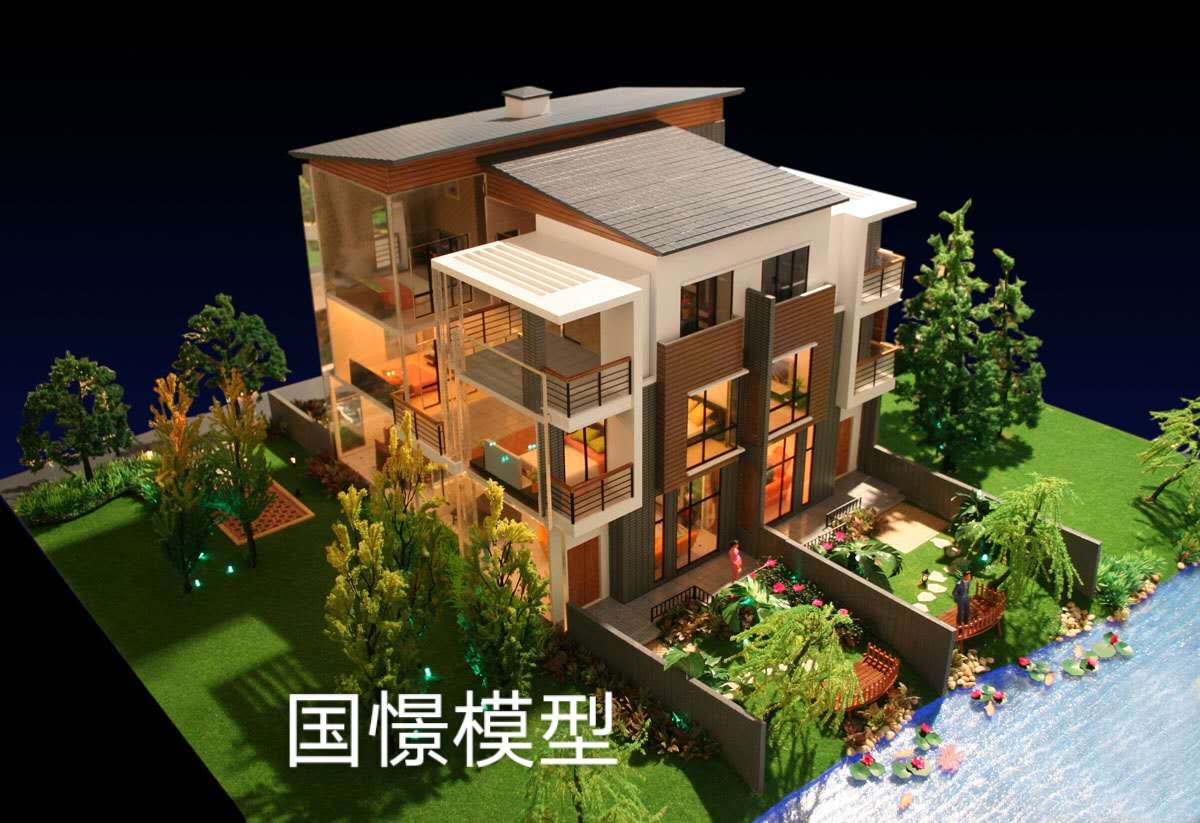 定洁县建筑模型