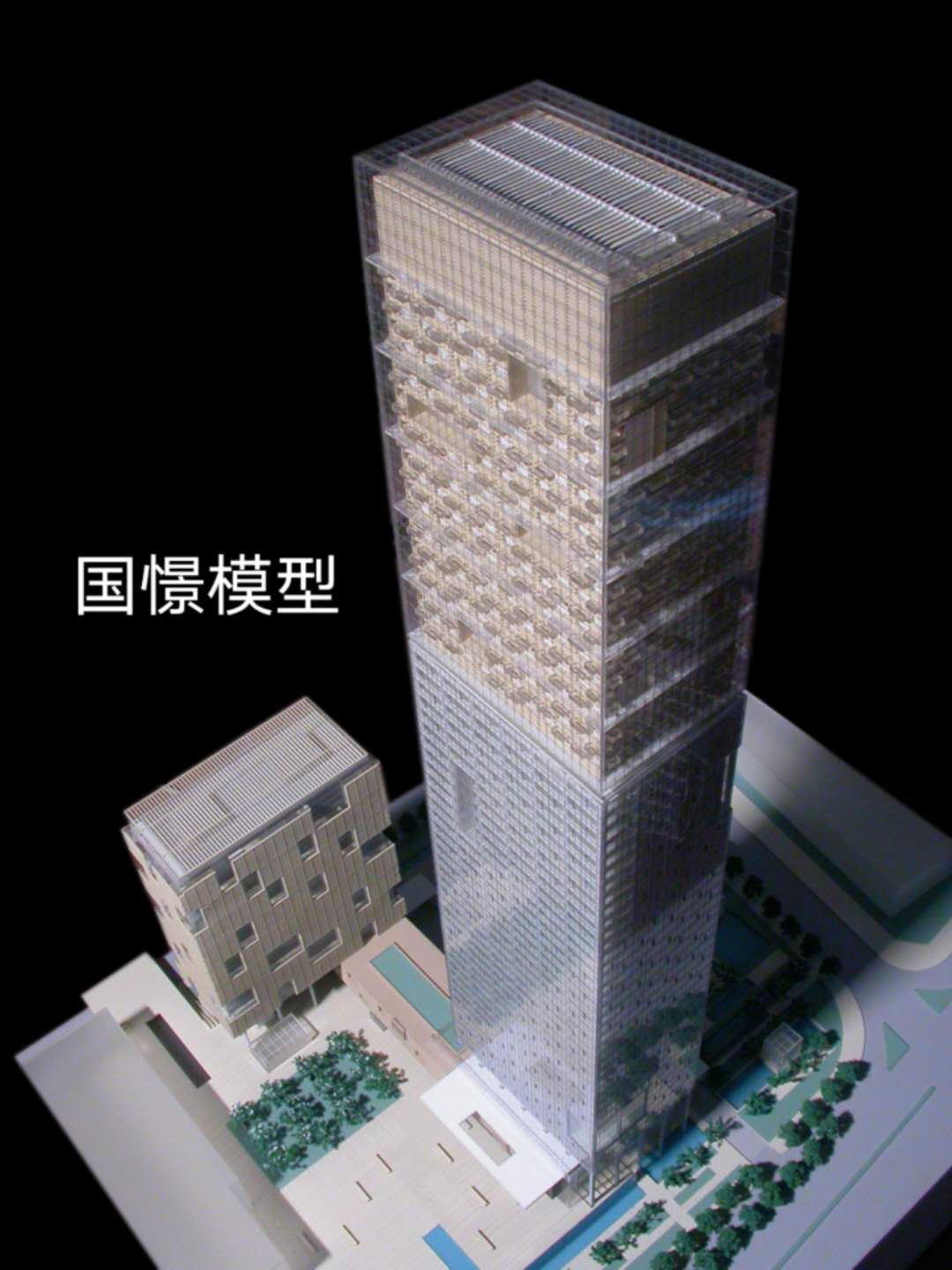 定洁县建筑模型