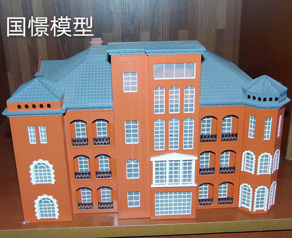 定洁县建筑模型